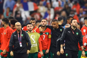 Ma Rốc dừng bước ở bán kết World Cup sau trận thua Pháp.