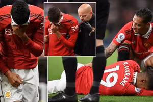 Raphael Varane nguy cơ vắng mặt ở World Cup 2022 vì chấn thương.