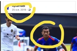 Aysar Hadi của Malaysia bị tố gian lận tuổi ở giải U19 Đông Nam Á