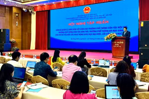 Quang cảnh lớp tập huấn.