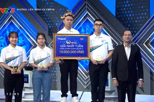 Nam sinh Hà Nội giành vòng nguyệt quế thi tuần Olympia sau chiến thắng thót tim