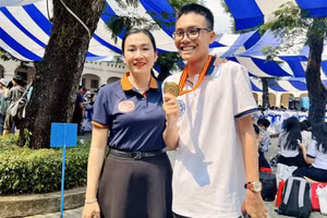 Một học sinh Trường THPT Lê Quý Đôn (Đắk Lắk) xuất sắc đoạt Huy chương Vàng (ảnh: XH). 