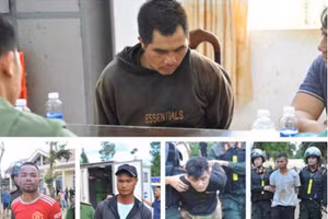 Một số đối tượng bị bắt giữ (ảnh: VT).