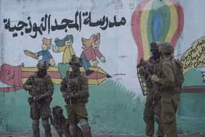 Binh sĩ Israel được nhìn thấy trong một chiến dịch trên bộ ở Dải Gaza, ngày 22/11/2023