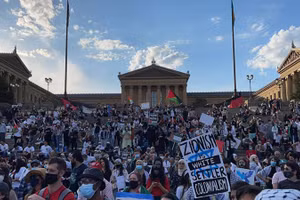 Biểu tình lớn chưa từng có ở thủ đô nước Mỹ phản đối Mỹ ủng hộ Israel, ngày 4/11/2023