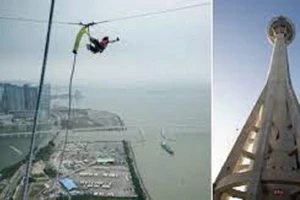 Du khách tử vong sau khi hoàn thành cú nhảy bungee cao 233 mét tại tháp Macau