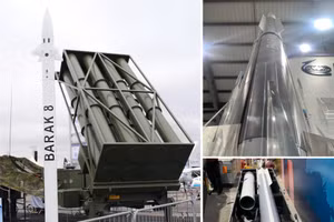 Hệ thống phòng thủ Barak 8, còn được gọi là MR-SAM, của Ấn Độ-Israel