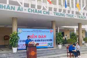 Tiểu phẩm phòng chống bạo lực học đường của Trường THPT Nguyễn Văn Thoại (TP. Đà Nẵng). 
