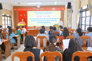 Sở GD&ĐT công bố kết quả khảo sát, đo lường sự hài lòng đối với dịch vụ giáo dục công lập.