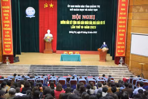 Hội nghị hướng dẫn xét tặng Nhà giáo nhân dân, nhà giáo ưu tú năm 2023. 