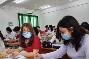 Học sinh khối 12 tại TP.HCM trong giờ học. Ảnh minh họa 