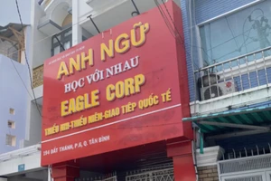 Một chi nhánh của trung tâm Anh ngữ hoạt động không phép trên địa bàn TP.HCM. Ảnh minh họa: Báo Phụ nữ TP.HCM