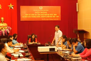 Đ/c Vương Văn Bằng - Giám đốc Sở GD&ĐT gửi lời động viên các công đoàn viên