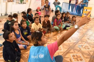 UNICEF hỗ trợ trẻ em Venezuela ở Peru.