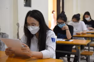 Thí sinh tham dự Kỳ thi tốt nghiệp THPT. Ảnh: Thế Đại