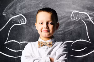 Trẻ tự trọng luôn tin tưởng vào bản thân.