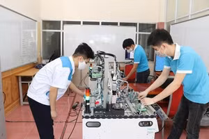 Bảo đảm cơ hội tiếp cận về đào tạo, phát triển kỹ năng nghề, học tập suốt đời cho lao động. Ảnh minh họa