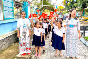 Các trường học tại TPHCM luôn nỗ lực để mỗi ngày học sinh đến trường là một ngày vui.