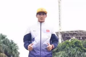 Vận động viên Phạm Tiến Sản. Ảnh: NVCC