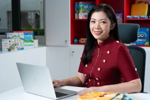 Bà Lê Thị Kim Chi - Đồng sáng lập kiêm Tổng Giám đốc (CEO) KAPLA Education - Hệ thống Tiếng Anh sáng tạo Mỹ đầu tiên tại Việt Nam.