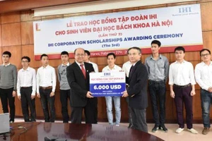 Học bổng của Tập đoàn IHI dành cho sinh viên Trường ĐH Bách khoa Hà Nội. Ảnh minh họa