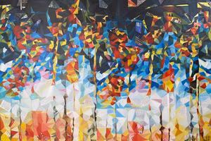 Những bức tranh trong 'Lăng kính của Thuỷ' nổi bật khát khao mạnh mẽ.