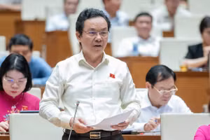 Đại biểu Hoàng Văn Cường (Đoàn ĐBQH TP Hà Nội).