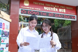 Thí sinh dự thi tốt nghiệp THPT năm 2024.