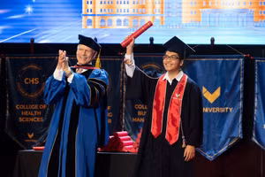 Những tân khoa đầu tiên được Trường ĐH VinUni công nhận tốt nghiệp.