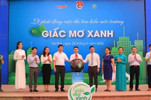 Cuộc thi Giấc Mơ Xanh về bảo vệ môi trường và biến đổi khí hậu được phát động sáng 20/5.