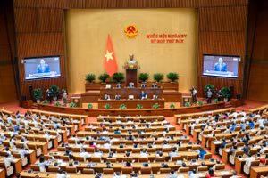 Toàn cảnh phiên làm việc sáng 6/6.