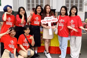 Sinh viên ngành Ngôn ngữ Tây Ban Nha, Trường ĐH Hà Nội.