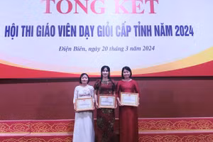 Ba giáo viên huyện vùng cao Mường Nhé đạt kết quả cao tại hội thi.