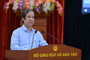 Bộ trưởng Bộ GD&ĐT Nguyễn Kim Sơn phát biểu tại Hội nghị Giáo dục Đại học năm 2021.