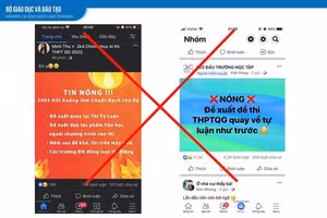 Cảnh báo tin giả về phương án tổ chức thi tốt nghiệp THPT năm 2022