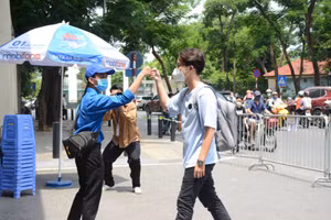 Thí sinh dự thi tốt nghiệp THPT năm 2021, đợt 1.