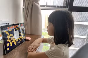 Học sinh học trực tuyến. Ảnh minh họa.