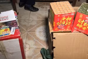 Nhiều loại pháo nổ có nguồn ngốc từ nước ngoài vẫn thẩm lậu vào nước ta qua các