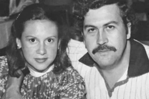 Maria Victoria Henao và Pablo Escobar thời trẻ.