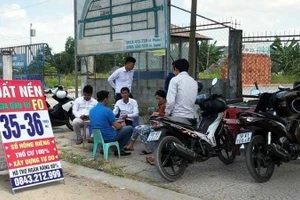 Sốt đất phần lớn do giới đầu cơ tạo nên.