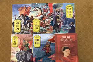 Một số tác phẩm xoay quanh đề tài về danh nhân của nhà văn Lê Phương Liên.