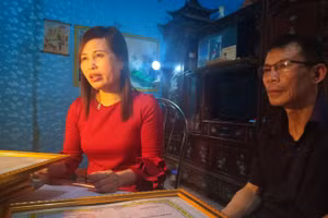 Cô Nguyễn Thị Tuất - giáo viên Trường Tiểu học Sài Sơn B.