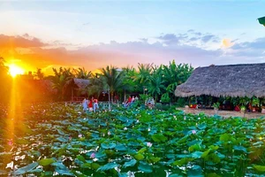 Hoàng hôn ở Nha Trang Xưa.