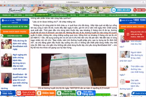 Một bài tiếp thị sai sự thật về sản phẩm BoniDiabet có thể khiến bệnh nhân tiểu đường hiểu nhầm sản phẩm thay thế thuốc chữa bệnh.