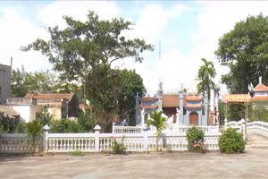 Di tích lịch sử đền thờ Thượng thư Nhữ Đình Hiền.