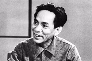 Nhà thơ Tế Hanh khi ở độ tuổi sung sức trong sáng tác.