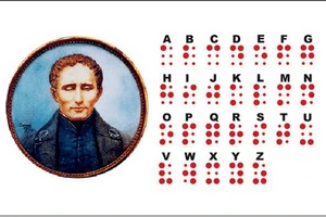 Louis Braille phát minh ra bảng chữ nổi.