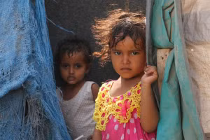  Trẻ em Yemen phải nghỉ học vì chiến tranh.