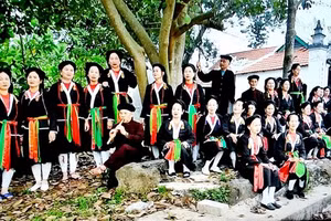 Một buổi sinh hoạt của CLB Soọng Cô Thanh Trà (xã Sơn Cẩm, TP Thái Nguyên).