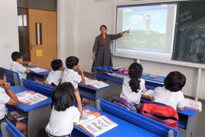 Tỷ lệ học sinh Ấn Độ trở lại trường sau dịch còn thấp.